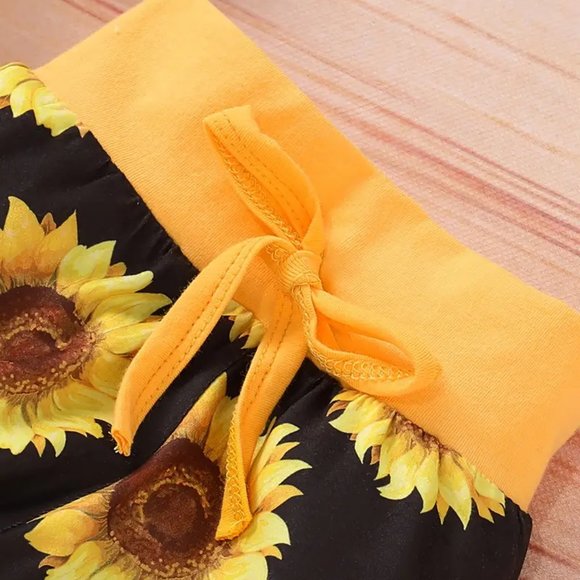 3pcs Newborn Infant "Little Miss" Print Romper Short Sleeve Flying Sleeve Round - Picture 4 of 7